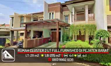 Rumah Full Furnished dalam Cluster di Pejaten Barat, Pasar Minggu