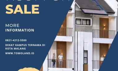 Dijual Rumah Kost 8 Kamar Malang Kota Lokasi Ramai dekat UB 1M