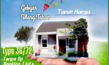 Gebyar Ulang Tahun-turun Harga-tanpa Dp hanya Booking 1 juta