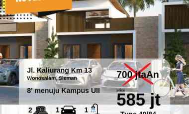 dijual rumah jl wonosalam timur losari