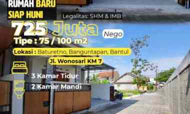 gambar dijual rumah jl wonosari km 7