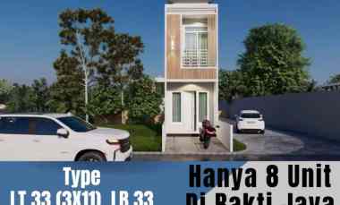 Rumah Dijual di Jln Komp LUK, Bakti Jaya, Setu, Tangsel