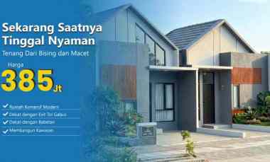 Rumah 1 Lantai DP 0 Booking Fee 2juta sudah all in, Free Biaya Biaya
