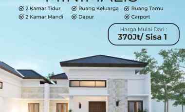 Sisa 1 Unit Rumah Modern Pesan Bangun Type 50 di Jogonalan Klaten