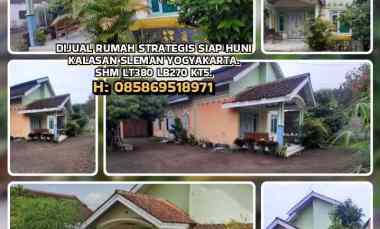 Dijual Rumah Siap Huni di Kalasan Sleman Yogyakarta. Shm Lt380 Lb270