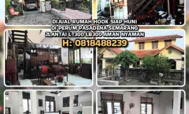 Dijual Rumah Hook Siap Huni di Perum Pasadena Semarang. 2 lantai Lt300