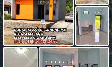 Dijual Rumah Baru di Gunungpati Kota Semarang. Lt124 Lb50 Kt2 Km2 Shm