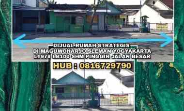 Rumah Strategis di Maguwoharjo Sleman Yogyakarta. Lt978 Lb100 Shm