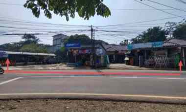 Jual Tanah Bonus Toko di Pinggir Jalan Propinsi di Kalimulya Depok