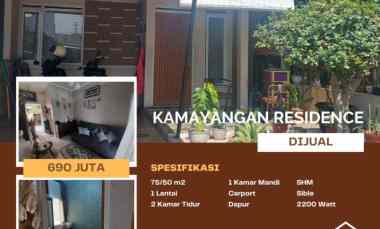 dijual rumah kamayangan residence