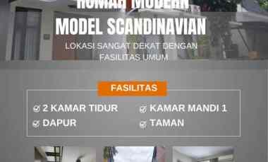 Rumah Scandinavian 2 Lantai, Taman Luas, Siap Huni di Kasihan Bantul