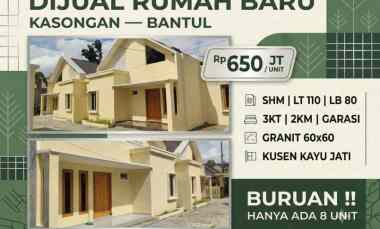 dijual rumah kasongan bangunjiwo bantul