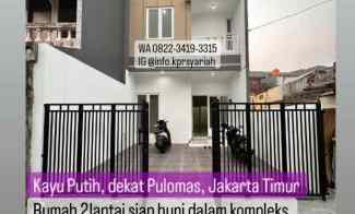 Rumah 2 lantai Siap Huni dalam Kompleks Kayu Putih Pulo Gadung Jakarta
