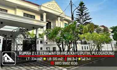 Rumah Dijual di Kayu Putih, Pulogadung, Jakarta Timur