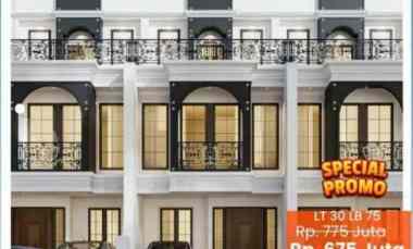 Rumah 2,5LT Plus Rooftop di Kebagusan Pasar Minggu Jakarta Selatan
