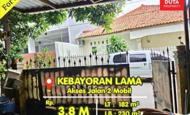 Rumah Dijual di Kebayoran Lama
