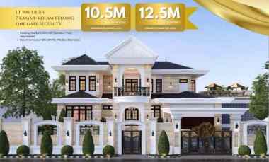 Dijual Rumah Mewah Full Furnish, Kolam Renang di Tanah Baru Bogor