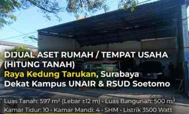 Dijual Rumah Hitung Tanah Raya Kedung Tarukan Surabaya SHM