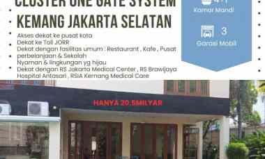 Rumah Mewah Luas di Kemang Jakarta Selatan Private Pool dalam Cluster