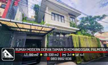 Rumah Modern 3 Lantai di dekat Slipi Jaya, Kemanggisan, Palmerah