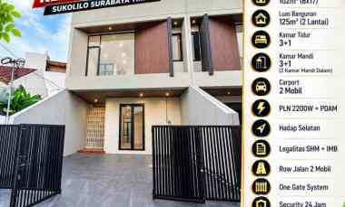 Rumah Baru Modern Klampis Semolo Sukolilo Surabaya Timur