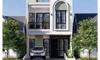 Rumah Mewah 2 Lantai Dilengkapi Rooftop Lokasi di Kawasan Grand Depok