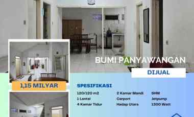 dijual rumah komplek bumi panyawangan