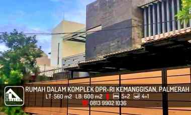 Rumah Dijual di Komplek DPR RI Kemanggisan, Palmerah, Jakarta Barat