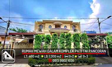 Rumah Mewah Klasik di Komplek TNI Pancoran, Jakarta Selatan