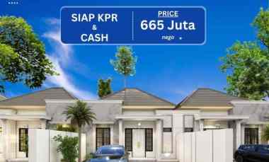 Dijual Rumah Konsep Modern dekat Sleman City Hall