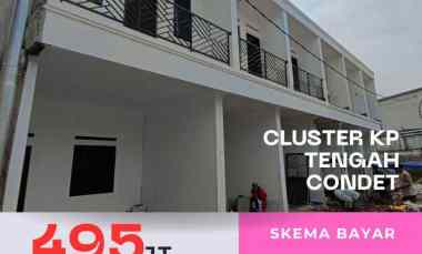 Jual Rumah 2 Lantai 400 Jutaan dalam Cluster di Condet Jakarta Timur