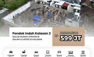 Rumah Sertifikat READY, 559 juta Tipe 65 dalam Cluster di Selomartani