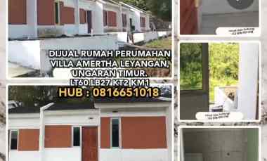 Dijual Rumah Perumahan Villa Amertha Leyangan Ungaran Timur. Lt60 Lb27