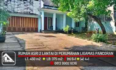Rumah Asri 2 Lantai di Perumahan Ligamas Pancoran, Jakarta Selatan