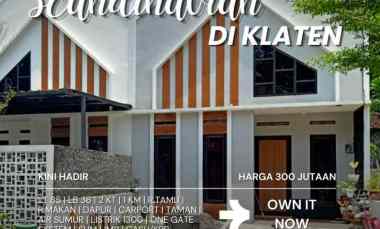 Hanya Rp 300 Jutaan Rumah Scandinavian Premium High Ceiling di Klaten