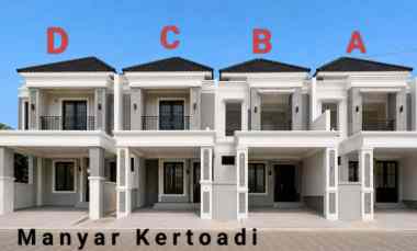 Dijual Rumah Baru Gress American Style di Perumahan Manyar Kertoadi