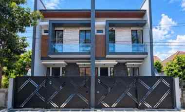 Rumah Manyar Tirtoyoso Selatan New Minimalis Row 2 Mobil