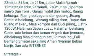 dijual rumah masuk mobil langsung pemilik