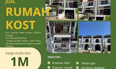 Rumah Kost 8 Kamar dekat Universitas Brawijaya Malang Kota Harga 1 M