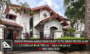 Rumah Mewah Harga dekat NJOP di Metro Alam Pondok Indah