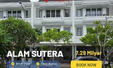 Dijual Rumah Mewah di Alam Sutera Winona