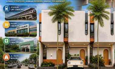 Dijual Rumah Modern 2 Lantai di Ciracas Jakarta Timur