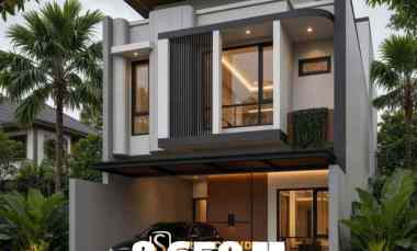 dijual rumah modern kontemporer di jagakarsa