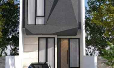 Rumah Modern Fasad Unik Area Mulyosari Harga 1M-an Bisa KPR