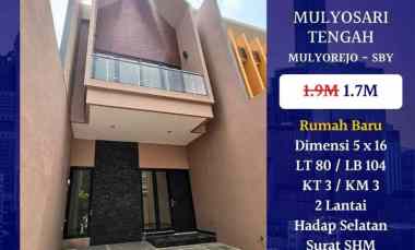 Rumah Dijual di Mulyosari Tengah