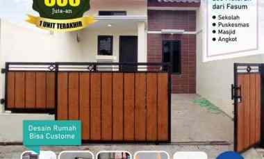 Rumah Inden Type Minimalis Lokasi Munjul Cipayung Jakarta Timur