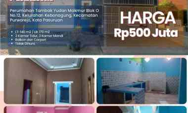 dijual rumah murah lokasi pasuruan