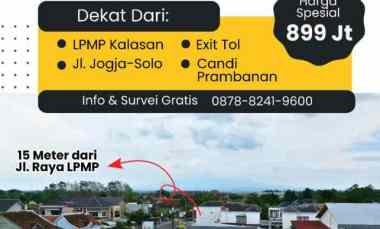 Rumah Siap Huni di Pinggir Jalan, 2 Lantai View Balkon Menawan