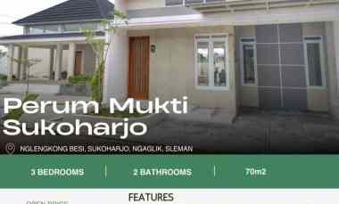 Jual Rumah Minimalis Modern Type Luas 70/102m2 di Ngaglik Sleman