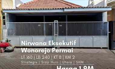 Rumah Nirwana Eksekutif, Wonorejo Permai Selatan STRATEGIS, SIAP HUNI